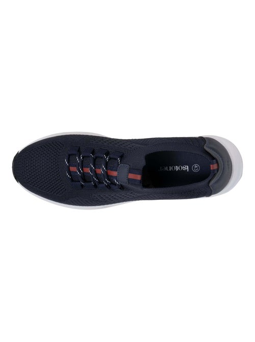 Zapatillas deportivas slip on con cordones, suela con memoria de forma  Isotoner - Kiabi