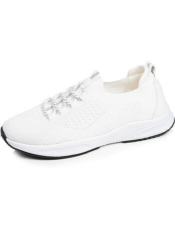 Zapatillas deportivas slip on con cordones, suela con memoria de forma Isotoner
