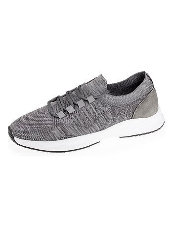 Zapatillas deportivas slip on con cordones, suela con memoria de forma Isotoner