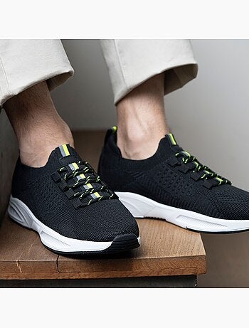 Zapatillas deportivas slip on con cordones, suela con memoria de forma Isotoner