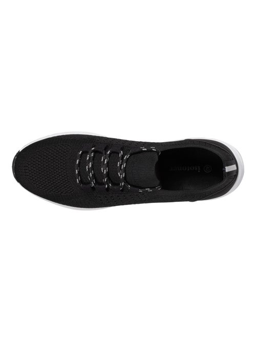 Zapatillas deportivas slip on con cordones, suela con memoria de forma  Isotoner - Kiabi