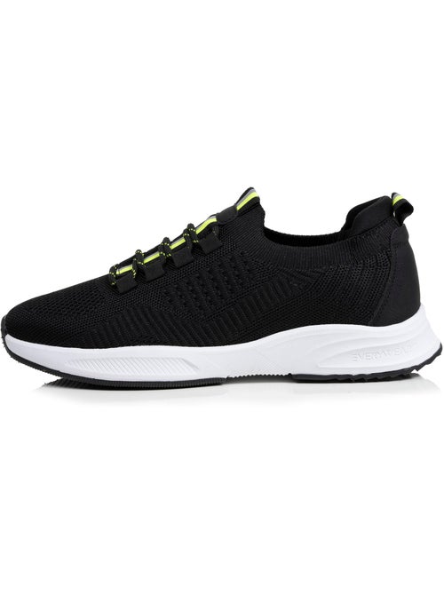Zapatillas deportivas slip on con cordones, suela con memoria de forma - Kiabi Zapatillas deportivas slip on con cordones, suela con memoria de forma - Kiabi