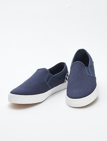 Zapatillas deportivas 'slip-on' con damero
