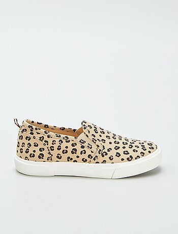 Zapatillas deportivas 'slip-on' con motivo