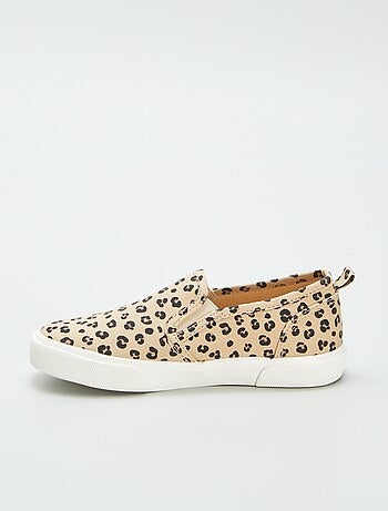Zapatillas deportivas 'slip-on' con motivo