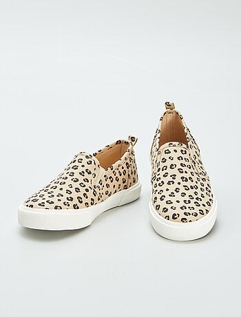 Zapatillas deportivas 'slip-on' con motivo