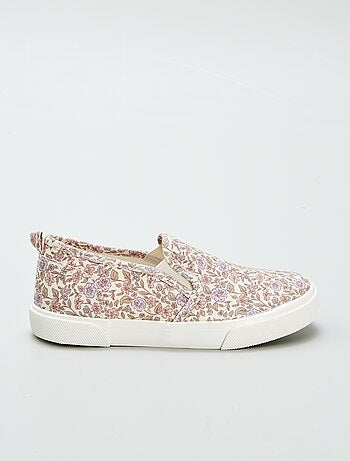 Zapatillas deportivas 'slip-on' con motivo