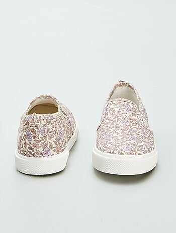 Zapatillas deportivas 'slip-on' con motivo