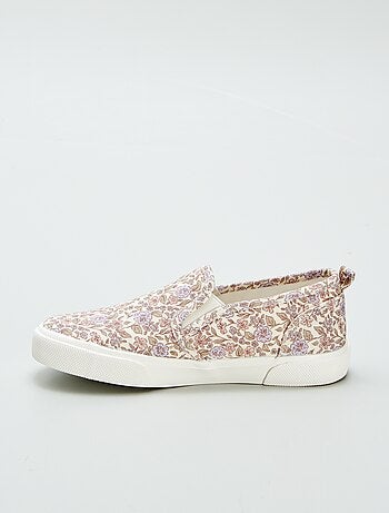Zapatillas deportivas 'slip-on' con motivo