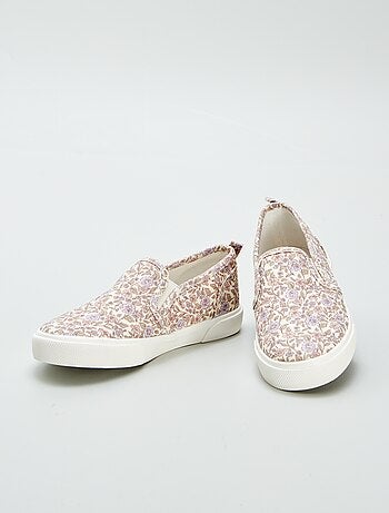 Zapatillas deportivas 'slip-on' con motivo