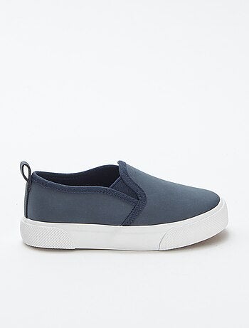 Zapatillas deportivas 'slip-on' de antelina