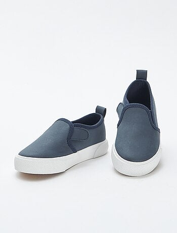 Zapatillas deportivas 'slip-on' de antelina