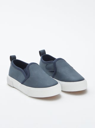 Zapatillas deportivas 'slip-on' de antelina