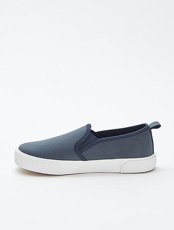 Zapatillas deportivas 'slip-on' de antelina