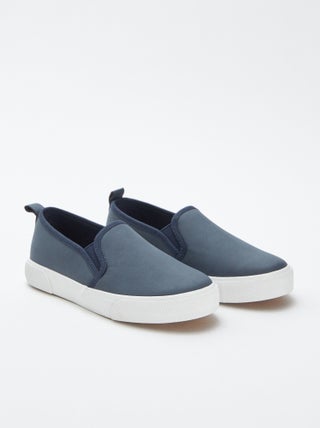 Zapatillas deportivas 'slip-on' de antelina