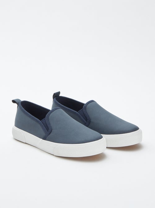 Zapatillas deportivas 'slip-on' de antelina - Kiabi