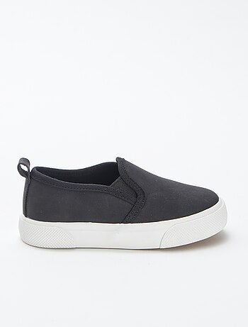Zapatillas deportivas 'slip-on' de antelina