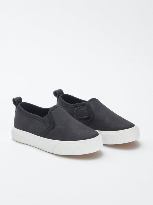 Zapatillas deportivas 'slip-on' de antelina - Kiabi