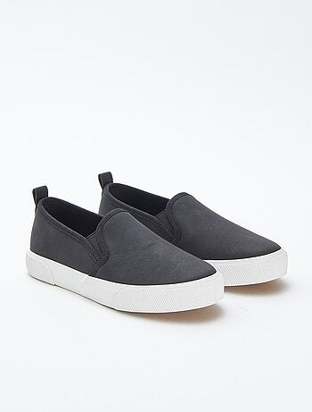 Zapatillas deportivas 'slip-on' de antelina