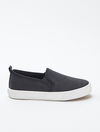 Zapatillas deportivas 'slip-on' de antelina