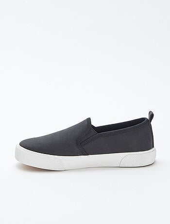 Zapatillas deportivas 'slip-on' de antelina