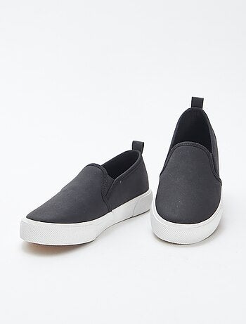 Zapatillas deportivas 'slip-on' de antelina