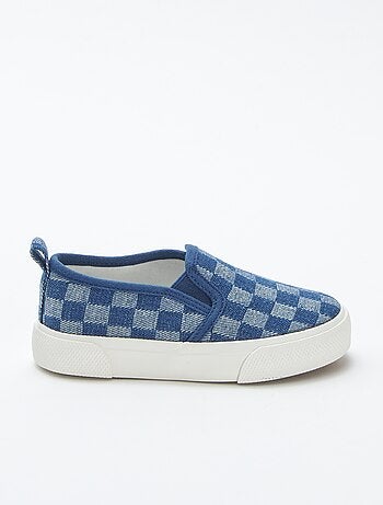 Zapatillas deportivas 'slip-on' de cuadros