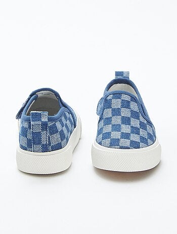 Zapatillas deportivas 'slip-on' de cuadros