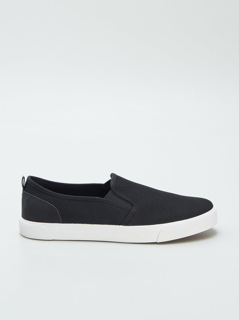 Zapatillas deportivas 'slip-on' NEGRO - Kiabi
