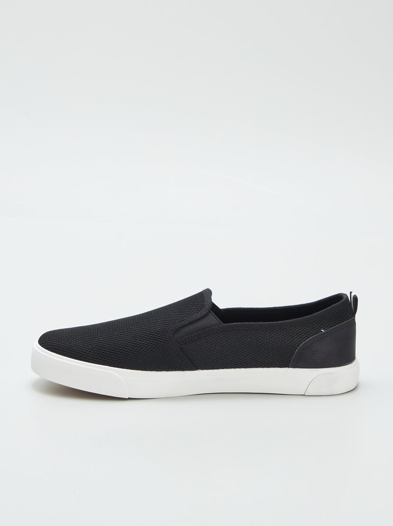 Zapatillas deportivas 'slip-on' NEGRO - Kiabi