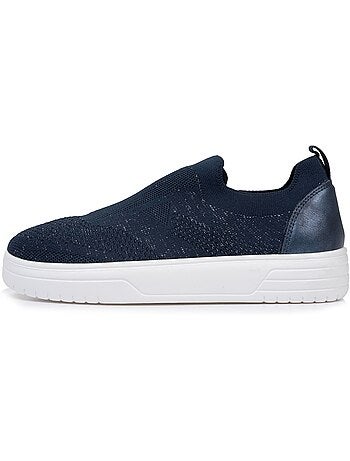 Zapatillas deportivas slip-on, suela de plataforma, cómoda, flexible y ligera