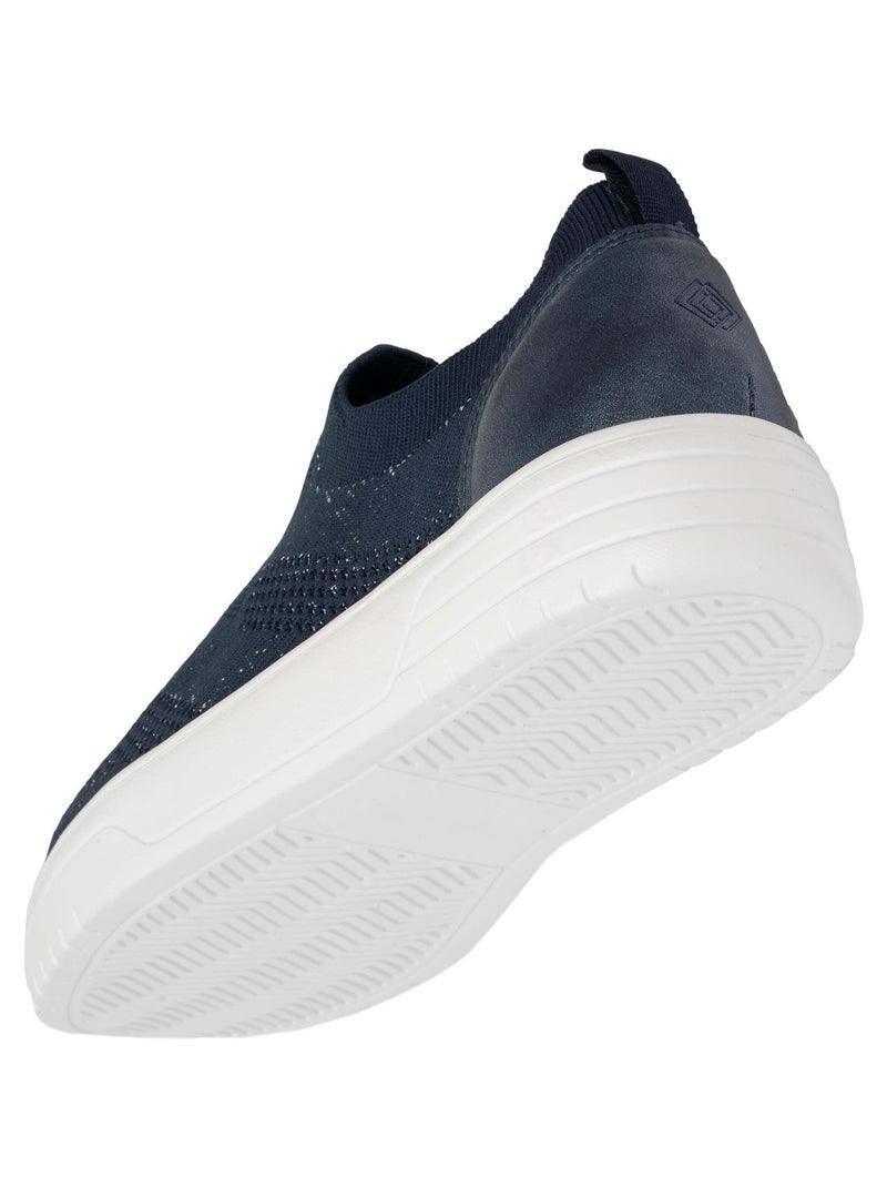 Zapatillas deportivas slip-on, suela de plataforma, cómoda, flexible y ligera  Isotoner Azul marino - Kiabi