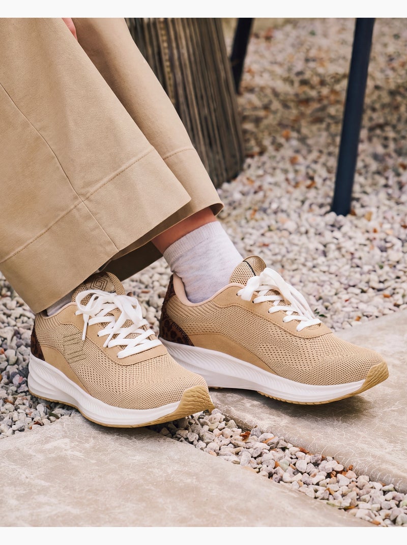 Zapatillas deportivas suela de espuma everywear con memoria de forma  isotoner Beige - Kiabi