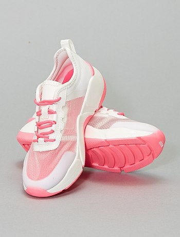 Zapatillas deportivas transparentes suela gruesa - Kiabi