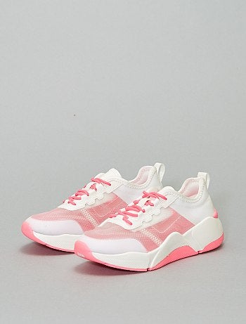Zapatillas deportivas transparentes suela gruesa - Kiabi