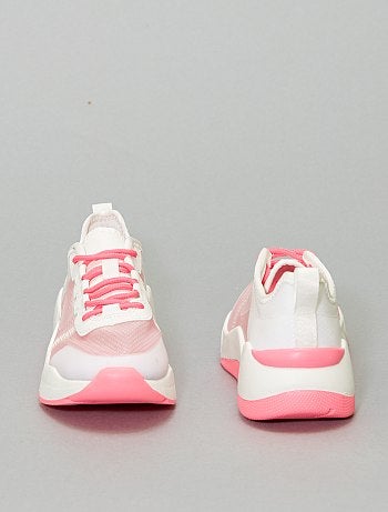 Zapatillas deportivas transparentes suela gruesa - Kiabi