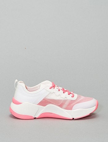 Zapatillas deportivas transparentes suela gruesa - Kiabi