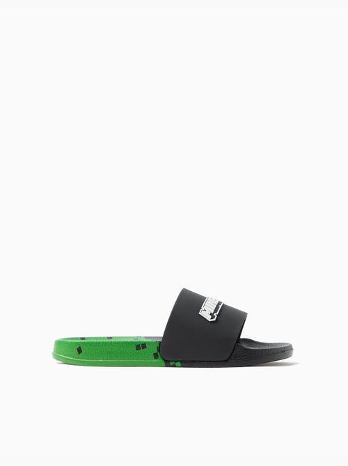 Zapatillas deslizantes 'Minecraft', MO Fashion - Kiabi Zapatillas deslizantes 'Minecraft', MO Fashion - Kiabi