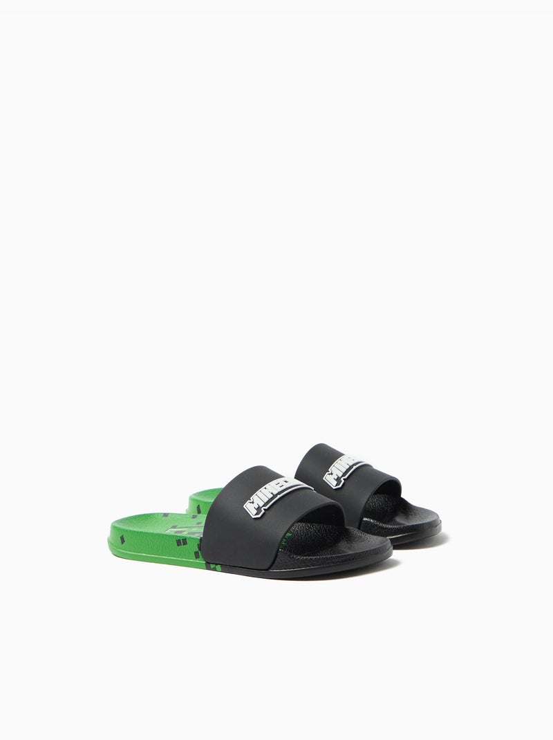 Zapatillas deslizantes 'Minecraft', MO Fashion Multicolor - Kiabi