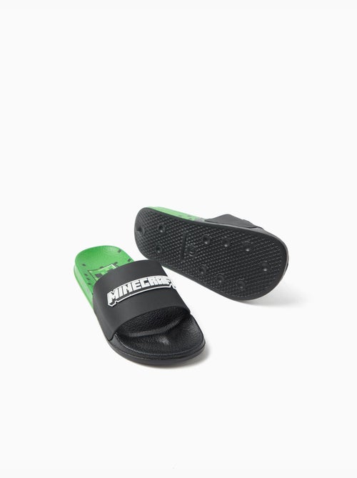 Zapatillas deslizantes 'Minecraft', MO Fashion - Kiabi Zapatillas deslizantes 'Minecraft', MO Fashion - Kiabi
