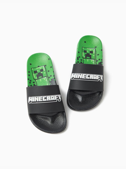 Zapatillas deslizantes 'Minecraft', MO Fashion - Kiabi Zapatillas deslizantes 'Minecraft', MO Fashion - Kiabi