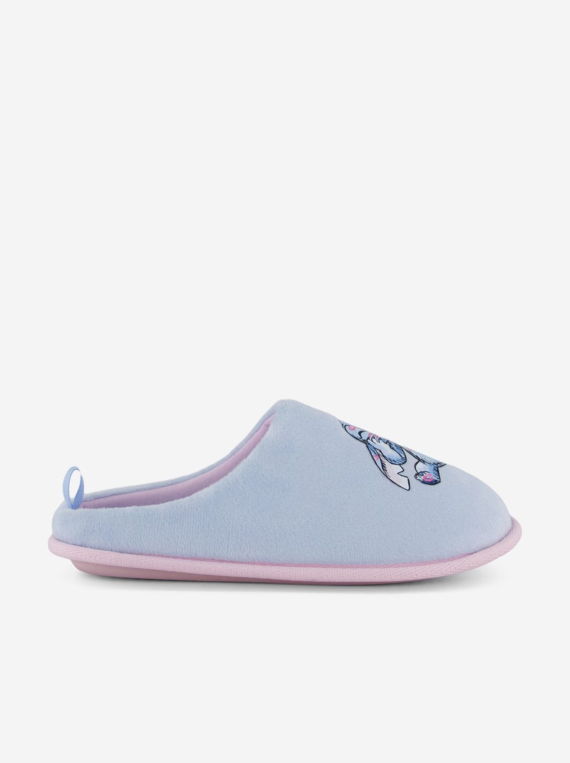 Zapatillas destalonadas "Stitch" Azul - Kiabi