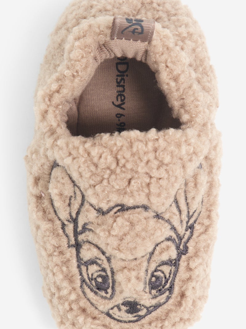 Zapatillas efecto borreguito 'Bambi' 'Disney' Marron - Kiabi