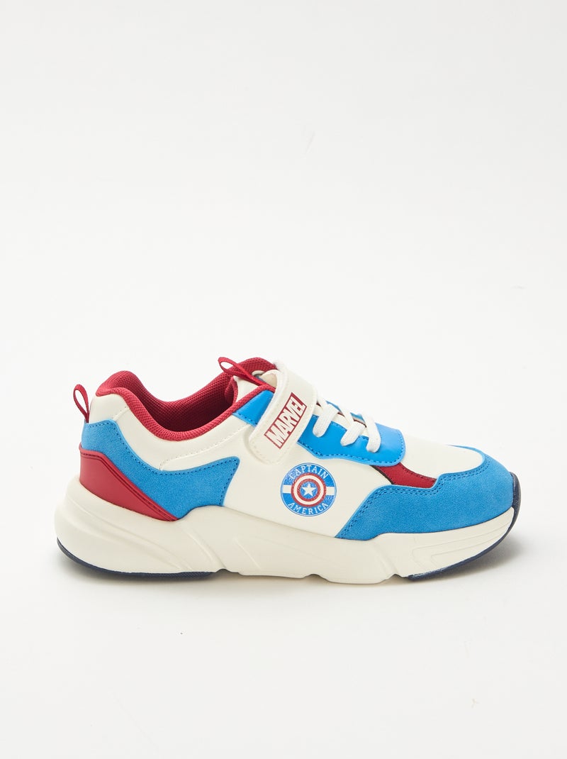 Zapatillas estilo running 'Capitán América' Blanco - Kiabi