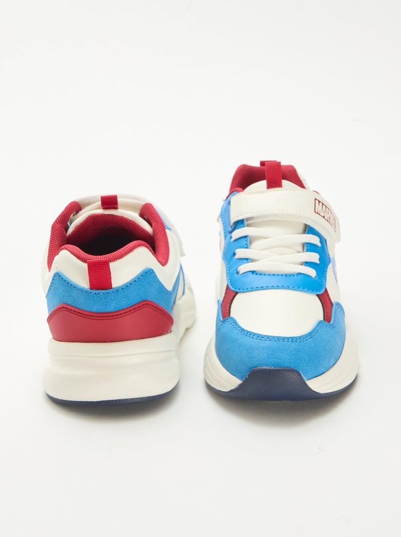 Zapatillas estilo running 'Capitán América' Blanco - Kiabi