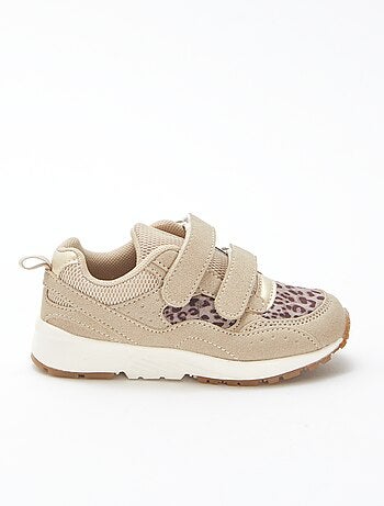 Zapatillas estilo running de leopardo