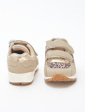 Zapatillas estilo running de leopardo
