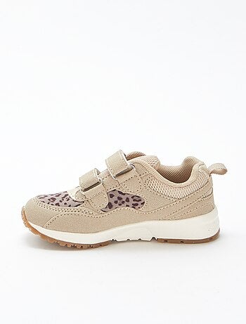 Zapatillas estilo running de leopardo