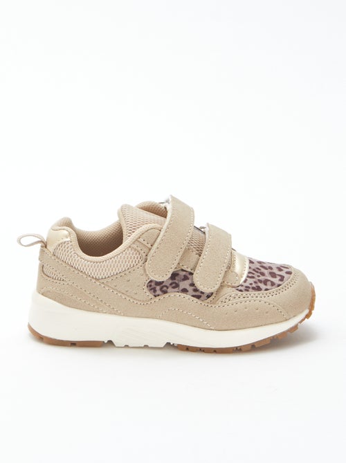 Zapatillas estilo running de leopardo - Kiabi