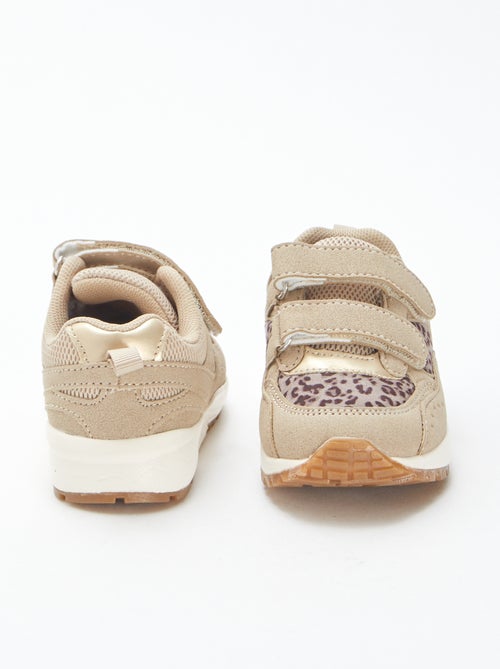 Zapatillas estilo running de leopardo - Kiabi